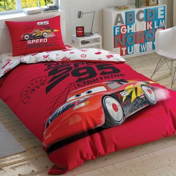 Taç Lisanslı Cars Speed Frenzy Tek Kişilik Nevresim Takımı