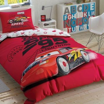 Taç Lisanslı Cars Speed Frenzy Tek Kişilik Nevresim Takımı