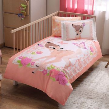 Taç Lisanslı Disney Bambi Bebek Nevresim Takımı