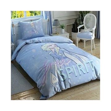 Taç Lisanslı Disney Frozen 2 Free Spirit Glow Parlayan Tek Kişilik Nevresim Takımı