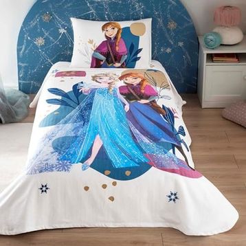 Taç Lisanslı Disney Frozen Forest Tek Kişilik Pike Takımı