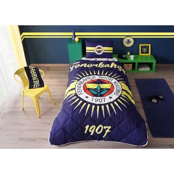Taç Lisanslı Fenerbahçe Yastık Hediyeli Yorgan Seti