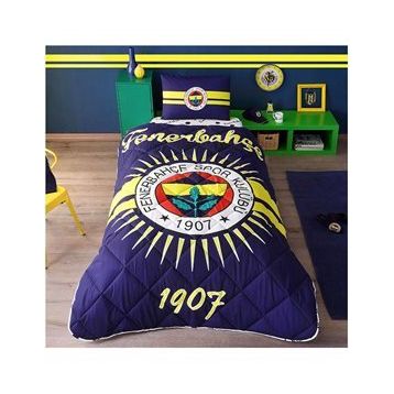Taç Lisanslı Fenerbahçe Yastık Hediyeli Yorgan Seti