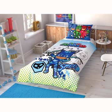 Taç Lisansli Pj Masks Nevresim Takımı