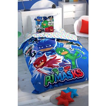 Taç Lisansli Pj Masks Nevresim Takımı