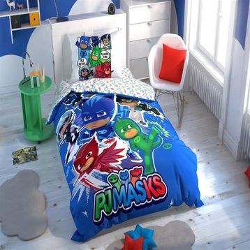 Taç Lisansli Pj Masks Nevresim Takımı