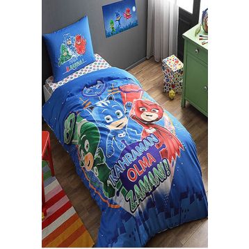 Taç Lisansli Pj Masks Nevresim Takımı