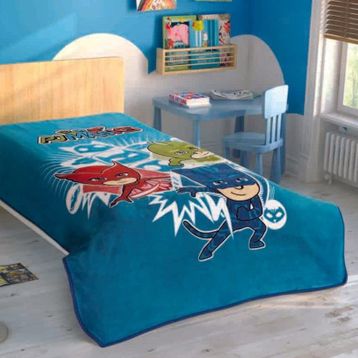 Taç Lisanslı Pj Masks Tek Kişilik Battaniye