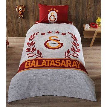 Taç Lisanslı Ranforce Galatasaray Grey Nevresim Takımı