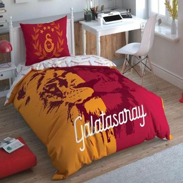 Taç Lisanslı Ranforce Galatasaray Grey Nevresim Takımı