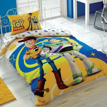 Taç Lisanslı Toy Story 4 Tek Kişilik Nevresim Takımı