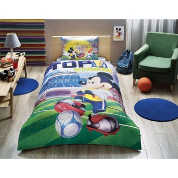 Taç Mickey Goal Lisanslı Nevresim Takımı