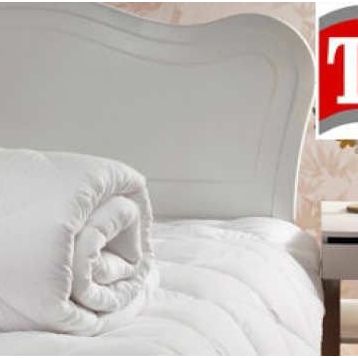 Taç Microfiber 155x215 cm Beyaz Tek Kişilik Yorgan