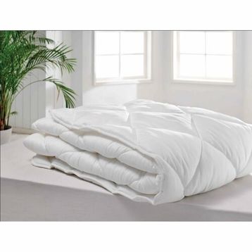 Taç Microfiber 155x215 cm Beyaz Tek Kişilik Yorgan