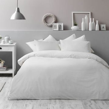 Taç Ranforce Basic Krem Nevresim Takımı