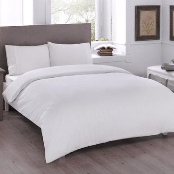 Taç Ranforce Basic Krem Tek Kişilik Nevresim Takımı