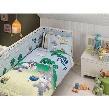Taç Ranforce Looney Tunes Sylvester And Bu Lisanslı Uyku Seti