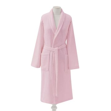 Taç Şalyaka L-XL Pembe Bornoz