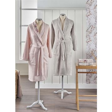Taç Soft Bamboo Darla Somon Taş Çift Kişilik Bambu Aile Seti