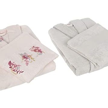 Taç Soft Bamboo Darla Somon Taş Çift Kişilik Bambu Aile Seti