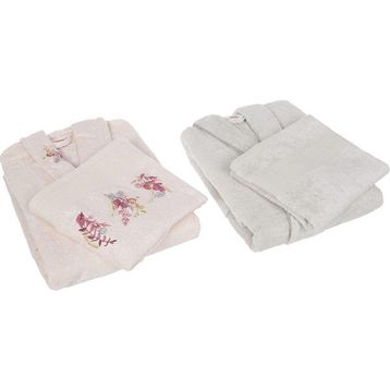 Taç Soft Bamboo Darla Somon Taş Çift Kişilik Bambu Aile Seti