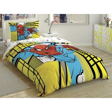 Taç Spiderman Exciting Jump Tek Kişilik Lisanslı Nevresim Takımı
