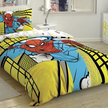 Taç Spiderman Exciting Jump Tek Kişilik Lisanslı Nevresim Takımı