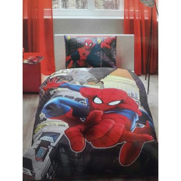 Taç Spiderman İn City Genç Nevresim Takımı
