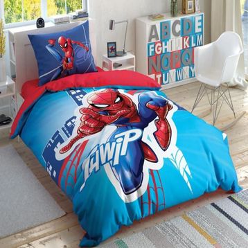 Taç Spiderman İn City Genç Nevresim Takımı