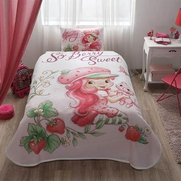 Taç Strawberry Shortcake Amazing Tek Kişilik Pike Takımı