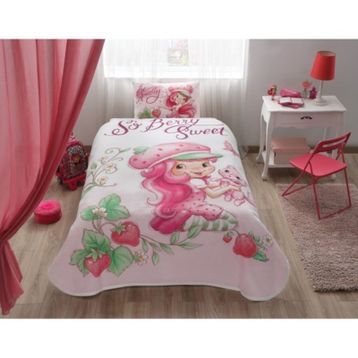 Taç Strawberry Shortcake Amazing Tek Kişilik Pike Takımı