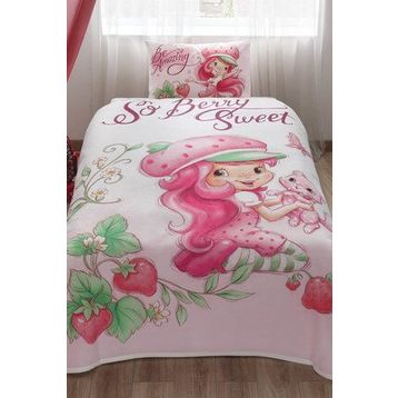 Taç Strawberry Shortcake Amazing Tek Kişilik Pike Takımı