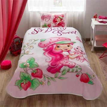 Taç Strawberry Shortcake Amazing Tek Kişilik Pike Takımı
