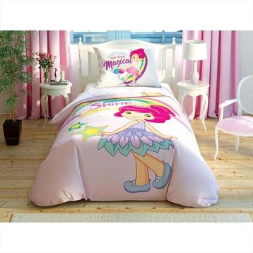 Taç Strawberry Shortcake Shine Tek Kişilik Nevresim Takımı