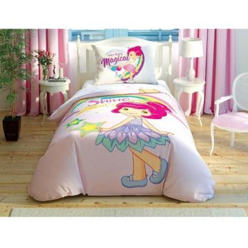 Taç Strawberry Shortcake Shine Tek Kişilik Nevresim Takımı