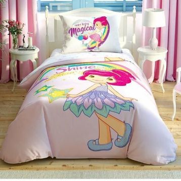 Taç Strawberry Shortcake Shine Tek Kişilik Nevresim Takımı