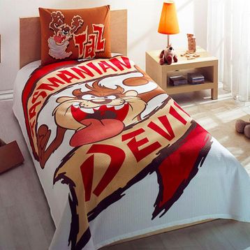 Taç Taz Devil Tek Kişilik Pike Takımı