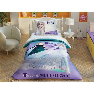 Taç Tek Kişilik Lisanslı Disney Frozen 2 Crystal Nevresim Takımı
