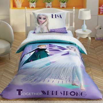 Taç Tek Kişilik Lisanslı Disney Frozen 2 Crystal Nevresim Takımı