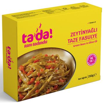 Tada 250 gr Vegan Zeytinyağlı Taze Fasulye