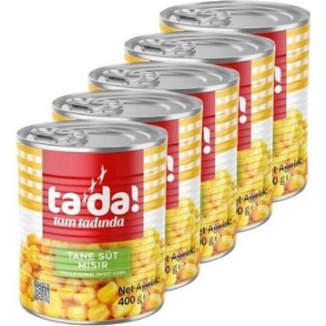 Tada 400 gr Tane Süt Mısır Konservesi (2 adet)