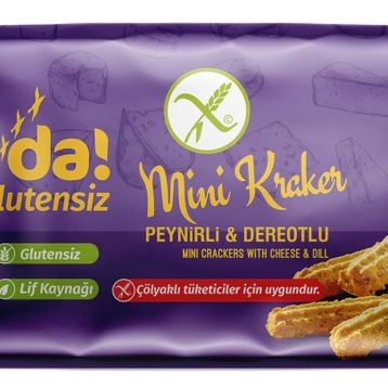 Tada 85 gram Glutensiz Peynirli Dereotlu Mini Kraker