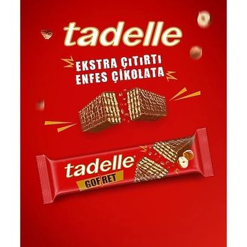 Tadelle 28 gr Çikolatalı Gofret (28 adet)