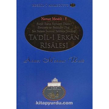 Ta’dil-i Erkan Risalesi - Ahmet Mahmut Ünlü