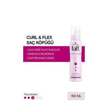 Taft Curl 150 ml Flex Saç Köpüğü