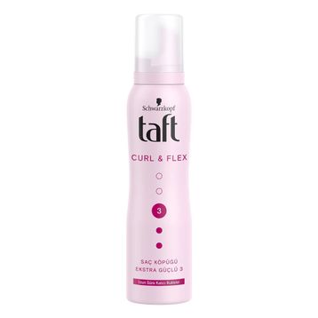 Taft Kıvırcık ve Bukle No:3 150 ml Saç Köpüğü