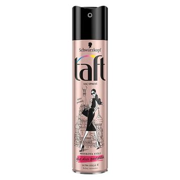 Taft Moskova Stili Göz Alıcı Parlaklık 250 ml Saç Şekillendirici Sprey