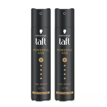 Taft No:5 Powerful Age 2x250 ml Saç Spreyi