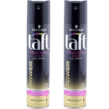 Taft No:5 Powerful Age 2x250 ml Saç Spreyi