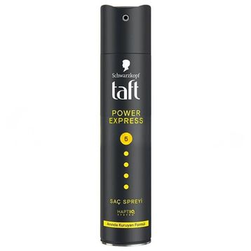 Taft Power Express No 5 250 ml Anında Kuruyan Formül Saç Spreyi